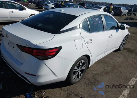 2021 Nissan Sentra Sv Xtronic Cvt z USA, uszkodzony, nr VIN 3N1AB8CV7MY293172